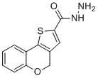 4H-噻吩并[3,2-c]色烯-2-甲酰肼分子结构 (CAS 351003-40-2)