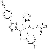 Fosravuconazole分子结构 (CAS 351227-64-0)