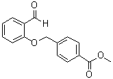 4-(2-甲酰基苯氧基甲基)苯甲酸甲酯分子结构 (CAS 351335-29-0)