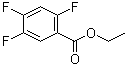 structure of CAS# 351354-41-1, 2,4,5-Trifluorobenzoic acid ethyl ester