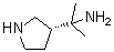 (3R)-alpha,alpha-二甲基-3-吡咯烷甲胺分子结构 (CAS 351362-84-0)