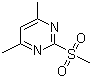 structure of CAS# 35144-22-0, 4,6-Dimethyl-2-methylsulfonylpyrimidine