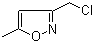 3-氯甲基-5-甲基异恶唑分子结构 (CAS 35166-37-1)