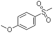 CAS # 3517-90-6, 4-Methoxyphenyl methyl sulfone, 1-(Methylsulfonyl)-4-methoxybenzene, 4-Methoxy-1-(methylsulfonyl)benzene