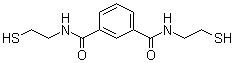 N,N'-二(2-巯基乙基)间苯二甲酰胺分子结构 (CAS 351994-94-0)