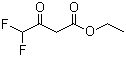 structure of CAS# 352-24-9, Ethyl 4,4-difluoroacetoacetate