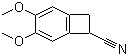 4,5-二甲氧基-1-氰基苯并环丁烷分子结构 (CAS 35202-54-1)