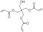 structure of CAS# 3524-68-3, Pentaerythritol triacrylate