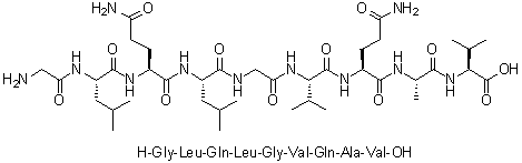 CAS # 352427-89-5, Glycyl-L-leucyl-L-glutaminyl-L-leucylglycyl-L-valyl-L-glutaminyl-L-alanyl-L-valine