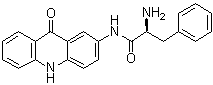CAS 登录号：352525-09-8, (alphaS)-alpha-氨基-N-(9,10-二氢-9-氧代-2-吖啶基)苯丙酰胺