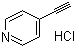 4-乙炔基吡啶盐酸盐分子结构 (CAS 352530-29-1)