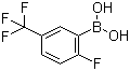 2-氟-5-(三氟甲基)苯硼酸分子结构 (CAS 352535-96-7)