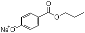 structure of CAS# 35285-69-9, Sodium propylparaben
