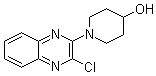 structure of CAS# 353257-77-9, 1-(3-氯-2-喹喔啉基)-4-哌啶醇