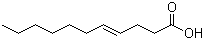(E)-4-十一烯酸分子结构 (CAS 35329-55-6)
