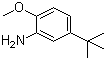 structure of CAS# 3535-88-4, 2-氨基-4-叔丁基苯甲醚