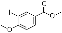 3-碘-4-甲氧基苯甲酸甲酯分子结构 (CAS 35387-93-0)