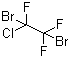 1-氯-1,2-二溴-1,2,2-三氟乙烷分子结构 (CAS 354-51-8)