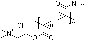 CAS 登录号：35429-19-7, 聚季铵盐-32, N,N,N-三甲基-2-(2-甲基-1-氧代-2-丙烯基氧基)乙基氯化铵-丙烯酰胺共聚物