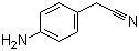 4-氨基苯乙腈分子结构 (CAS 3544-25-0)