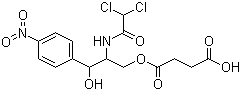 structure of CAS# 3544-94-3, 琥珀酸氯霉素