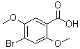 structure of CAS# 35458-39-0, 4-Bromo-2,5-dimethoxybenzoic acid