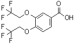 CAS 登录号：35480-54-7, 3,4-双(2,2,2-三氟乙氧基)苯甲酸