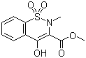 structure of CAS# 35511-15-0, 4-羟基-2-甲基-2H-1,2-苯并噻嗪-3-羧酸甲酯-1,1-二氧化物