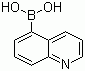 喹啉-5-硼酸分子结构 (CAS 355386-94-6)