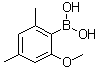 2-甲氧基-4,6-二甲基苯硼酸分子结构 (CAS 355836-08-7)