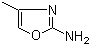 2-氨基-4-甲基噁唑分子结构 (CAS 35629-70-0)