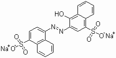 structure of CAS# 3567-69-9, 食品红 3