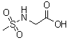 structure of CAS# 35688-18-7, N-(Methylsulfonyl)glycine