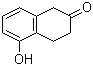 structure of CAS# 35697-10-0, 5-羟基-3,4-二氢-1H-2-萘酮
