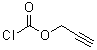 structure of CAS# 35718-08-2, 2-Propynyl chloroformate