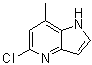 structure of CAS# 357263-43-5, 5-氯-7-甲基-1H-吡咯并[3,2-b]吡啶