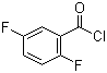 2,5-二氟苯甲酰氯分子结构 (CAS 35730-09-7)