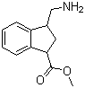 3-(氨基甲基)-2,3-二氢-1H-茚-1-羧酸甲酯分子结构 (CAS 357426-12-1)