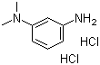 structure of CAS# 3575-32-4, N,N-Dimethyl-1,3-phenylenediamine dihydrochloride