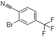 structure of CAS# 35764-15-9, 2-溴-4-(三氟甲基)苯甲腈