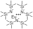 三[双(三甲基硅)氨基]铕分子结构 (CAS 35789-02-7)