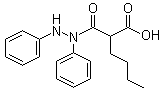 CAS # 3583-64-0, Bumadizone, N-(2-Carboxycaproyl)hydrazobenzene