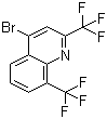structure of CAS# 35853-45-3, 4-溴-2,8-二(三氟甲基)喹啉