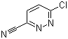 structure of CAS# 35857-89-7, 6-氯哒嗪-3-甲腈