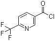 6-三氟甲基烟酰氯分子结构 (CAS 358780-13-9)