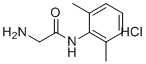 甘氨酸二甲基苯胺盐酸盐分子结构 (CAS 35891-83-9)