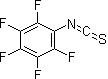 structure of CAS# 35923-79-6, Pentafluorophenyl isothiocyanate