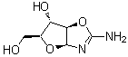 CAS # 35939-60-7, 2-Amino-beta-L-arabinofurano[1',2':4,5]-2-oxazoline, (3aS,5S,6S,6aR)-2-Amino-3a,5,6,6a-tetrahydro-6-hydroxyfuro[2,3-d]oxazole-5-methanol