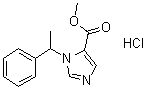 structure of CAS# 35944-74-2, Metomidate hydrochloride