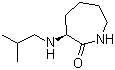 (3S)-六氢-3-[(2-甲基丙基)氨基]-2H-氮杂卓-2-酮分子结构 (CAS 359782-00-6)